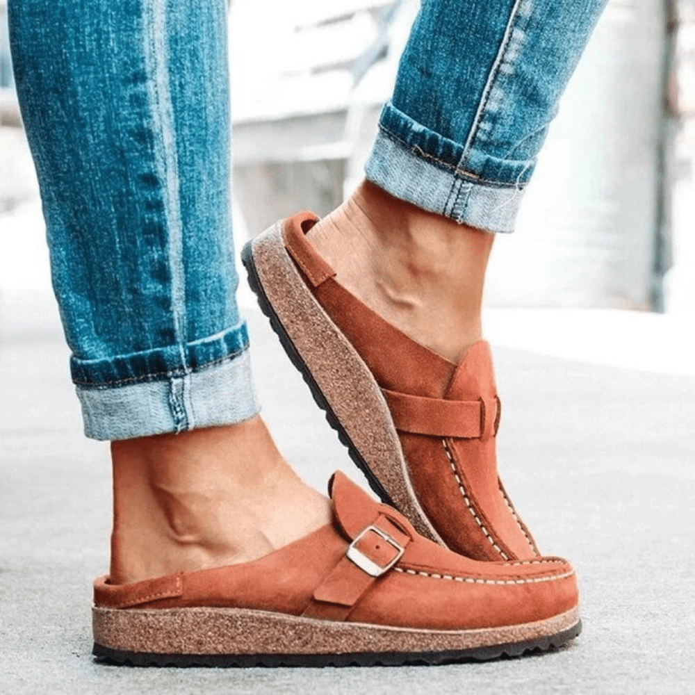 Damen Sandalen | ergonomische Form mit geschlossener Ferse