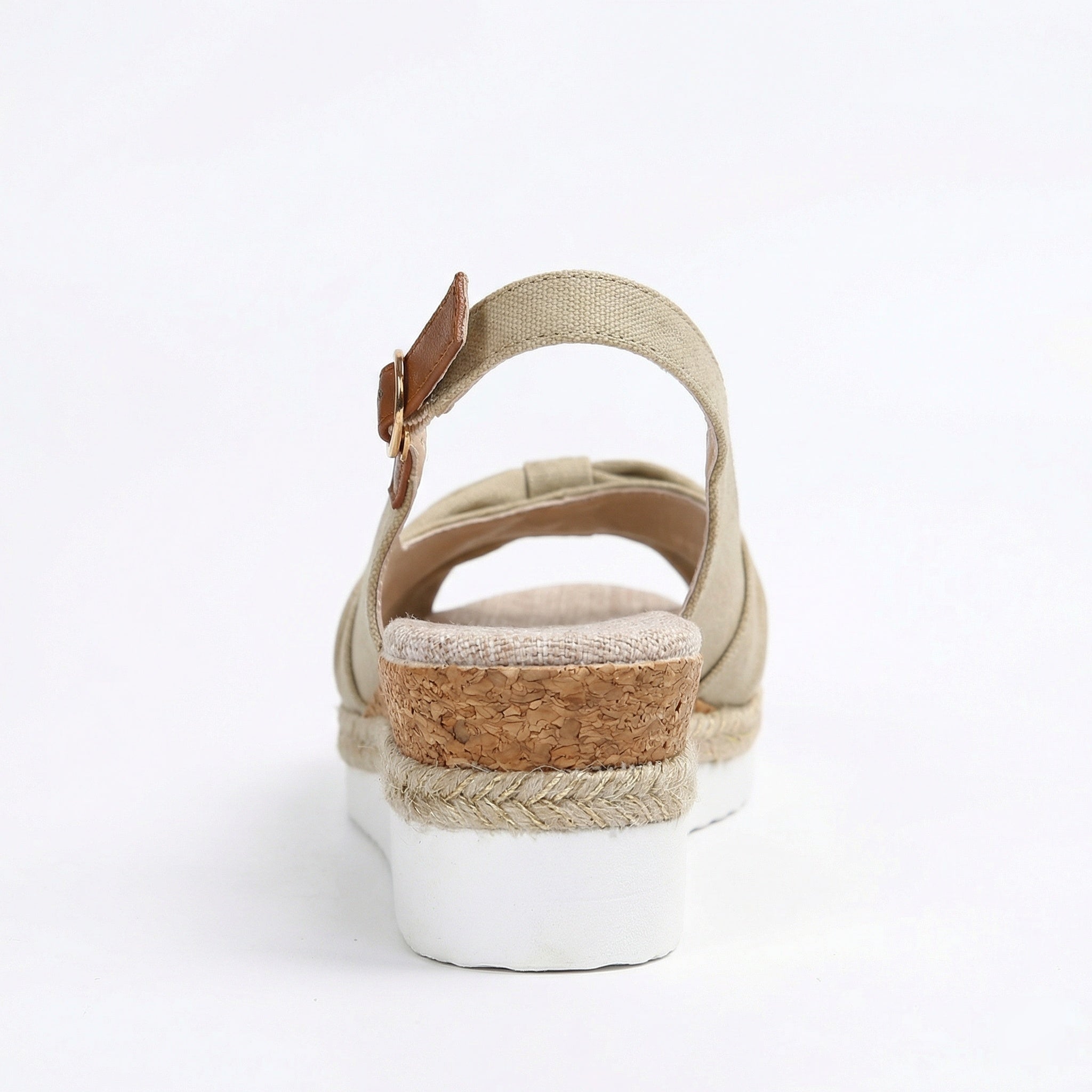 Damen Sandalen | Offene Front mit Riemenverschluss