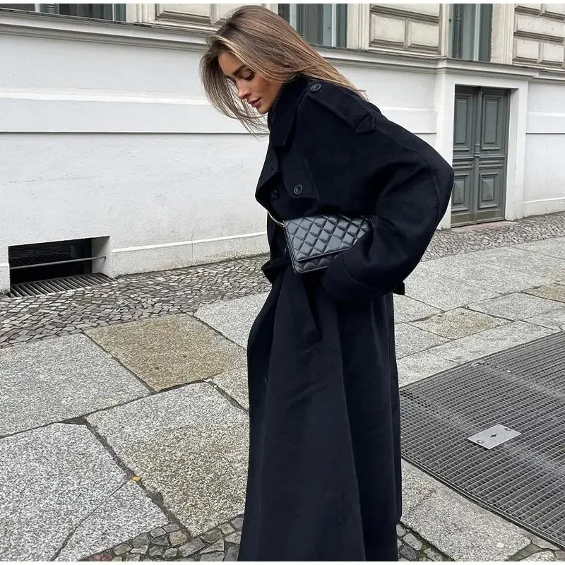Damen Wintermantel | Lange Oversized Ausführung für kalte Tage