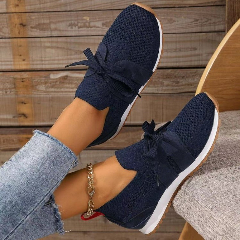Damen Freizeitschuhe | Schnürung mit strukturierter Sohle