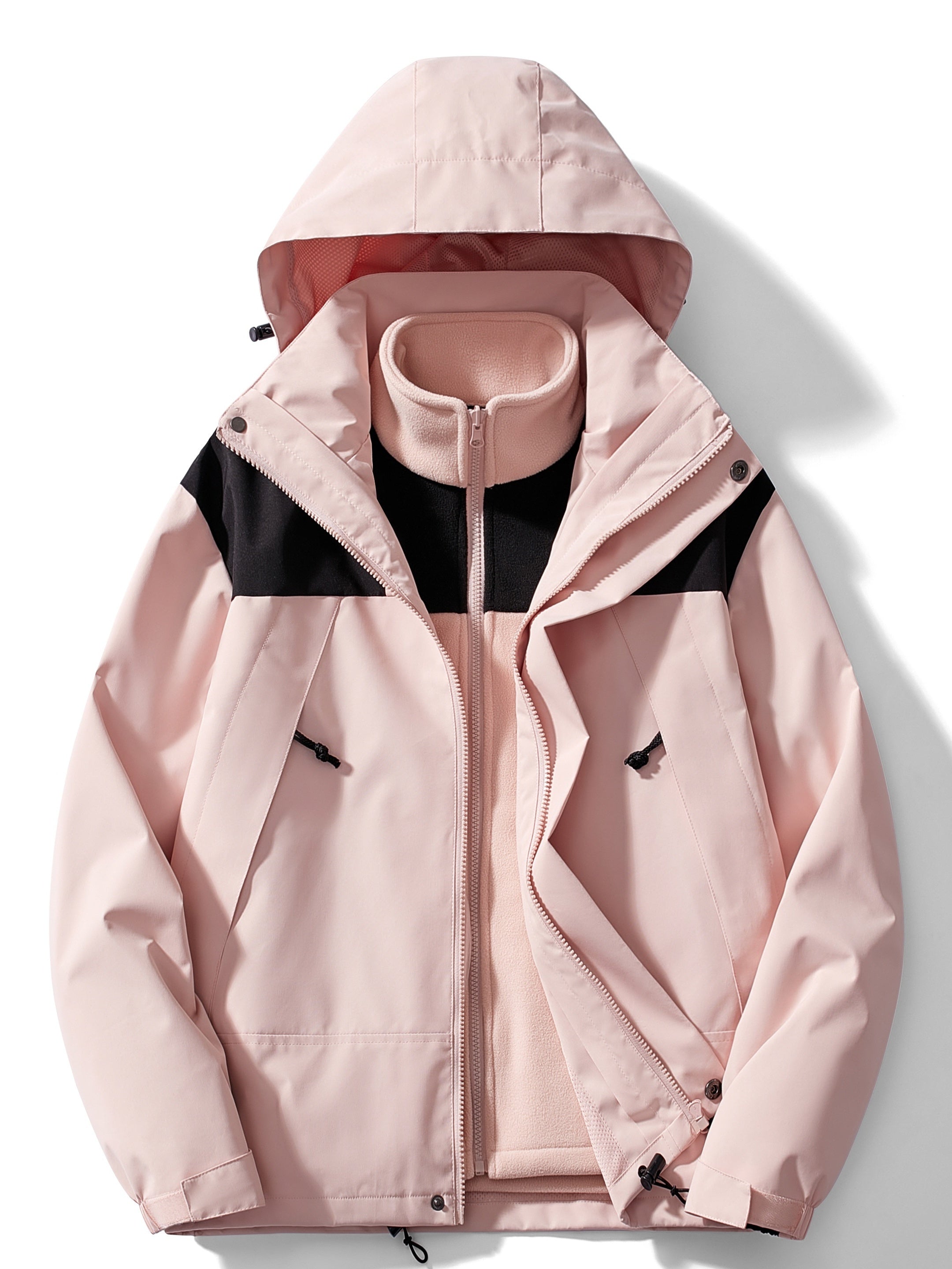 Herren-Winterjacke mit kapuzendesign | 3-in-1-Ausführung