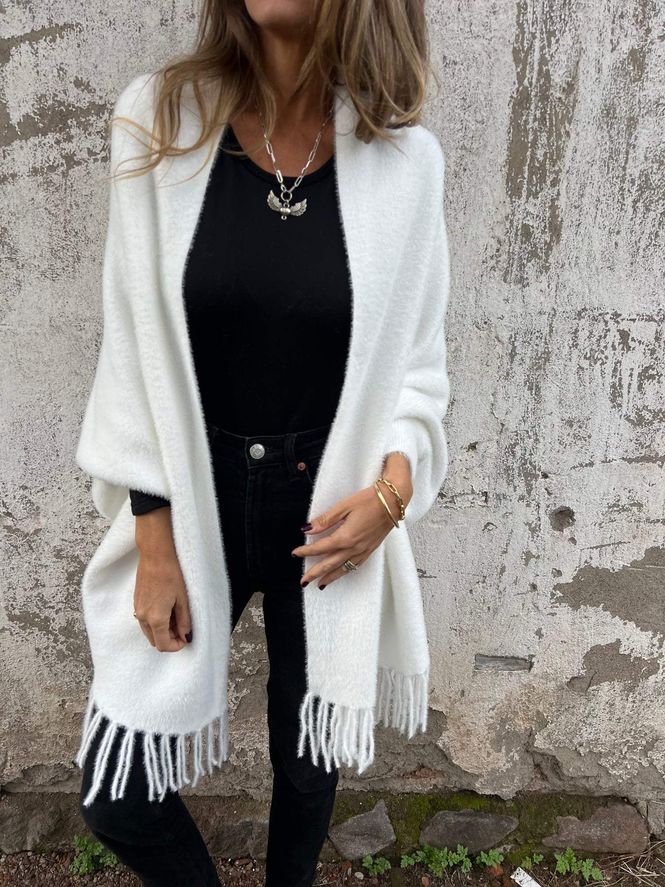 Warme Damenjacke | Lange Form
