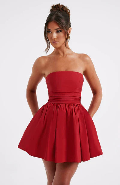 Damen Kleid | Kurze Schnittform mit klarer Linienführung