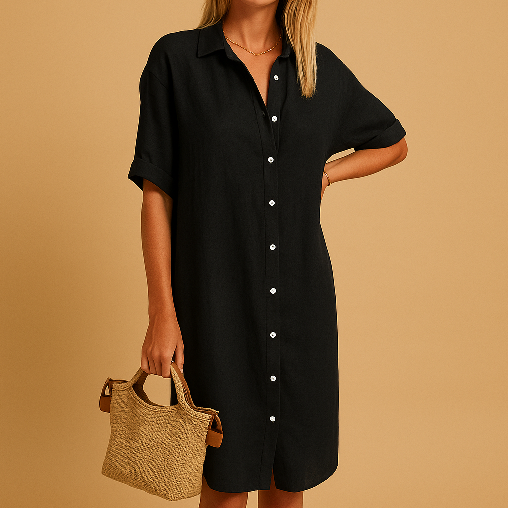 Women Long Shirt Dress | Loose Fit Design