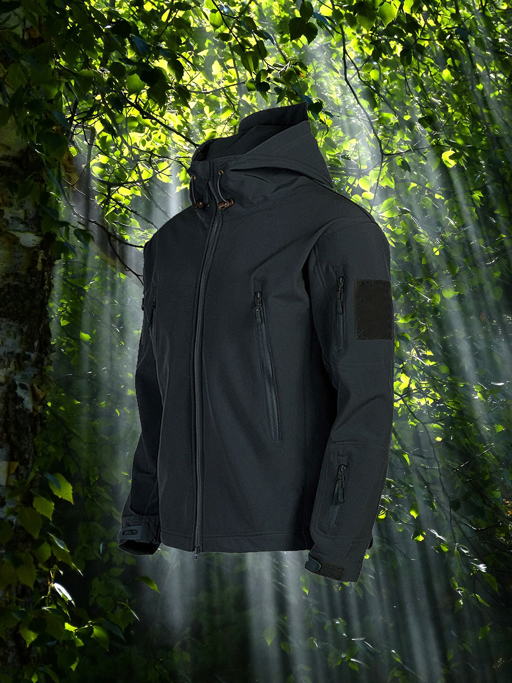 Jacke Herren | Wasserdichter Schnitt mit Kapuze