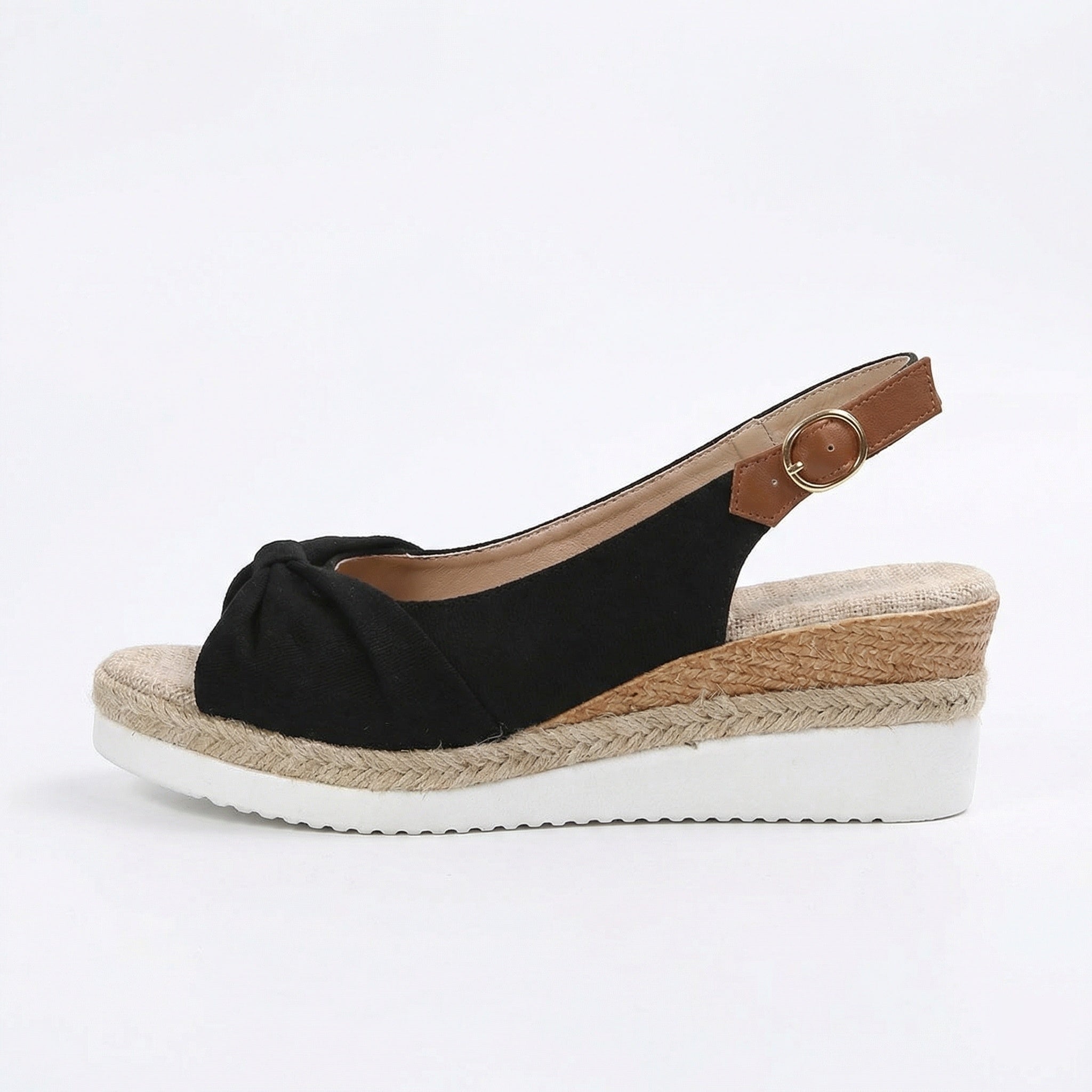 Damen Sandalen | Offene Front mit Riemenverschluss