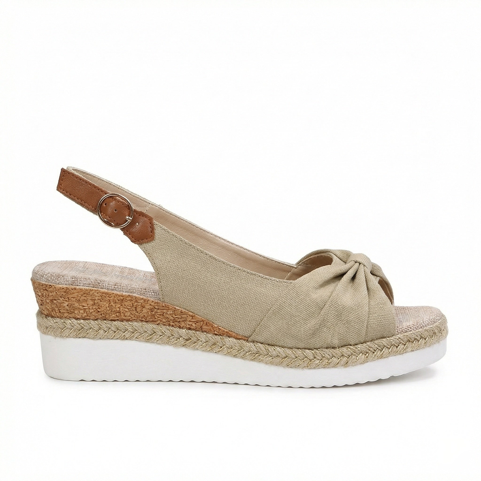 Damen Sandalen | Offene Front mit Riemenverschluss