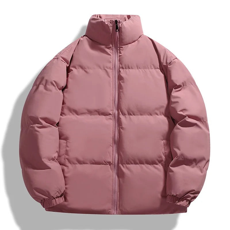 Herrenwinterjacke mit Steppstruktur | Kapuzenform